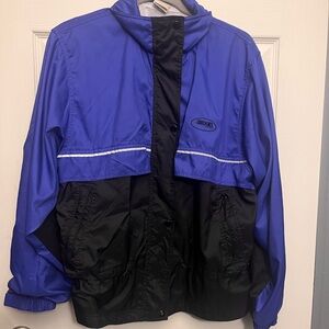 Brooks Two-Tone Utility Jacket in Blue and Black